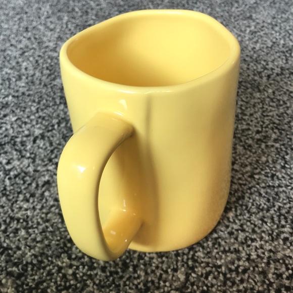 RARE! Rae Dunn yellow HAPPY SPRING ceramic mug - Picture 5 of 5